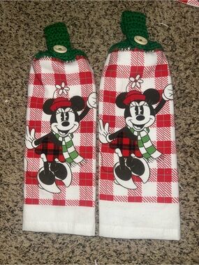 Minnie Mouse Christmas Hanging Towel Set